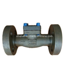 API602 1500lb 2500lb forjou a válvula de verificação da extremidade da flange do aço A105